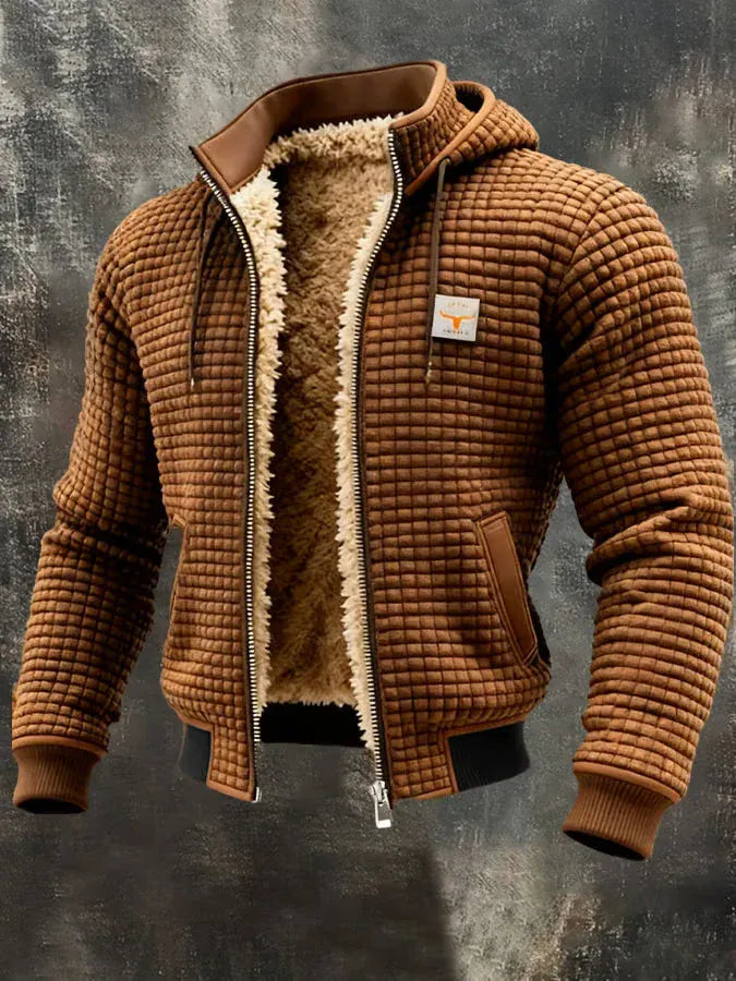 Veste Waffle Doublée Sherpa DONACCI