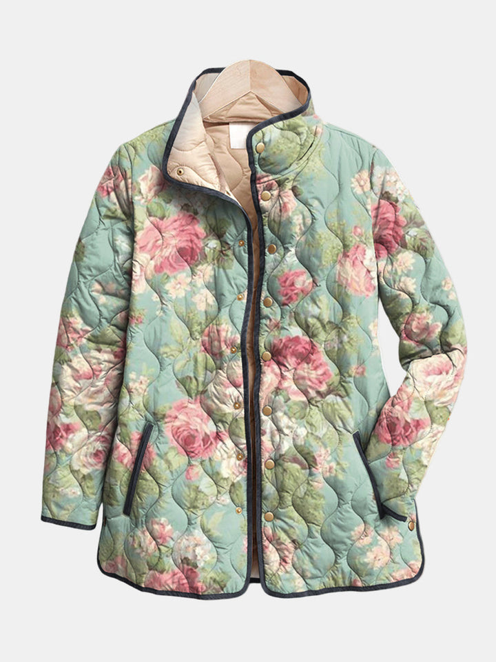 AVELOIRE | Veste matelassée Roses Anciennes Claire