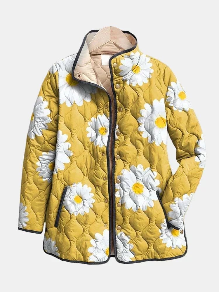 AVELOIRE | Veste matelassée aux marguerites Élise