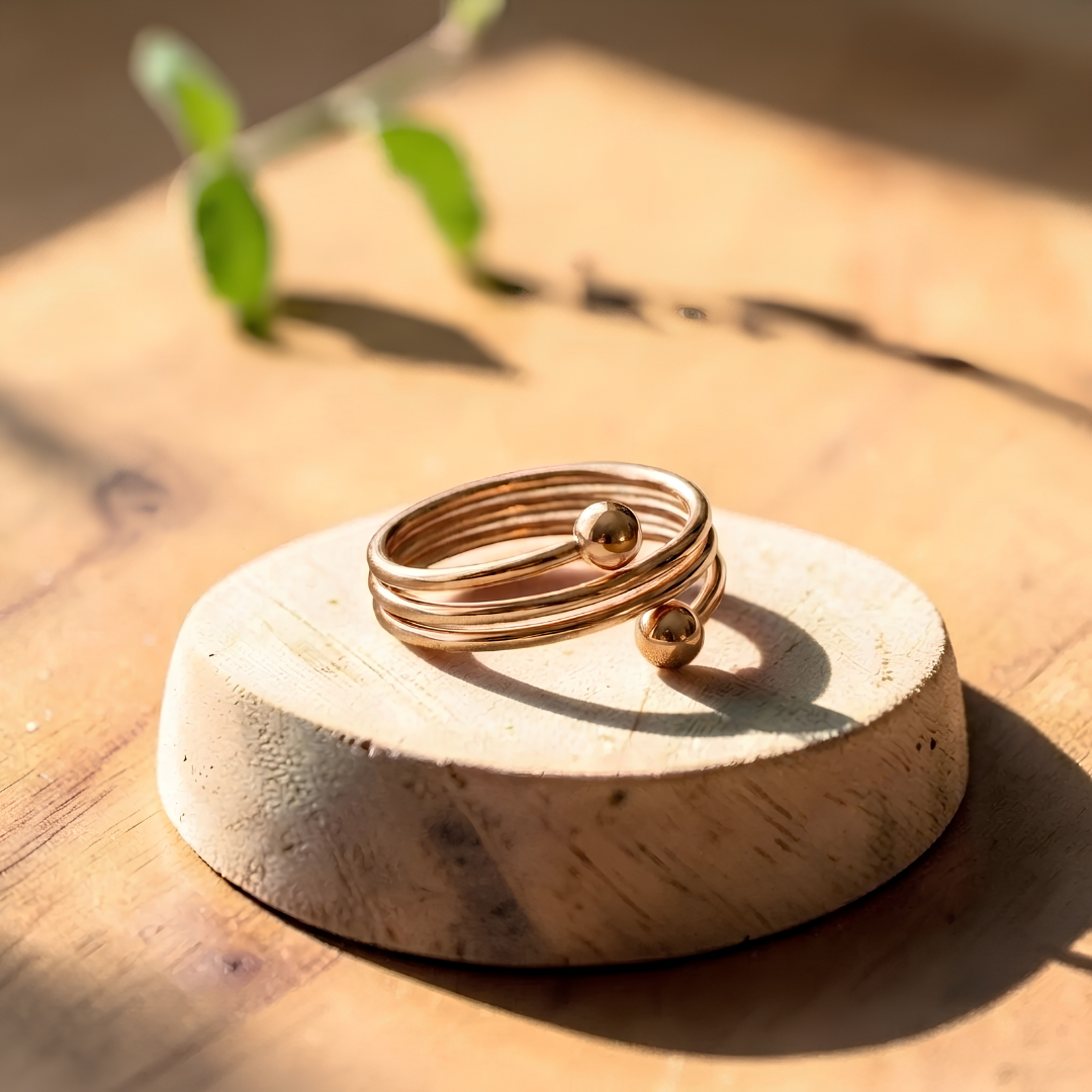 Bague en Cuivre Silt Or – Aveloire Paris