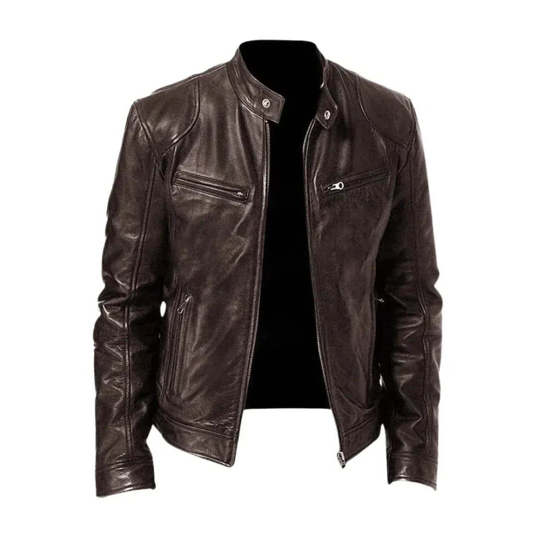 Veste en cuir DONACCI