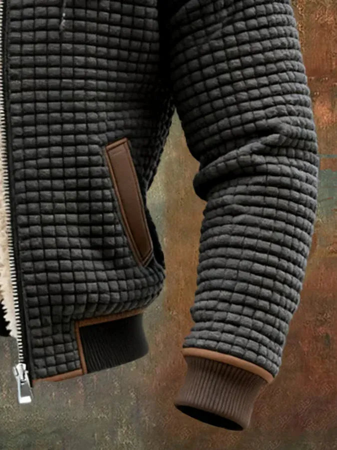 Veste Waffle Doublée Sherpa DONACCI