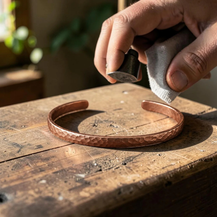 Bracelet de cheville en cuivre de mer – Aveloire Paris