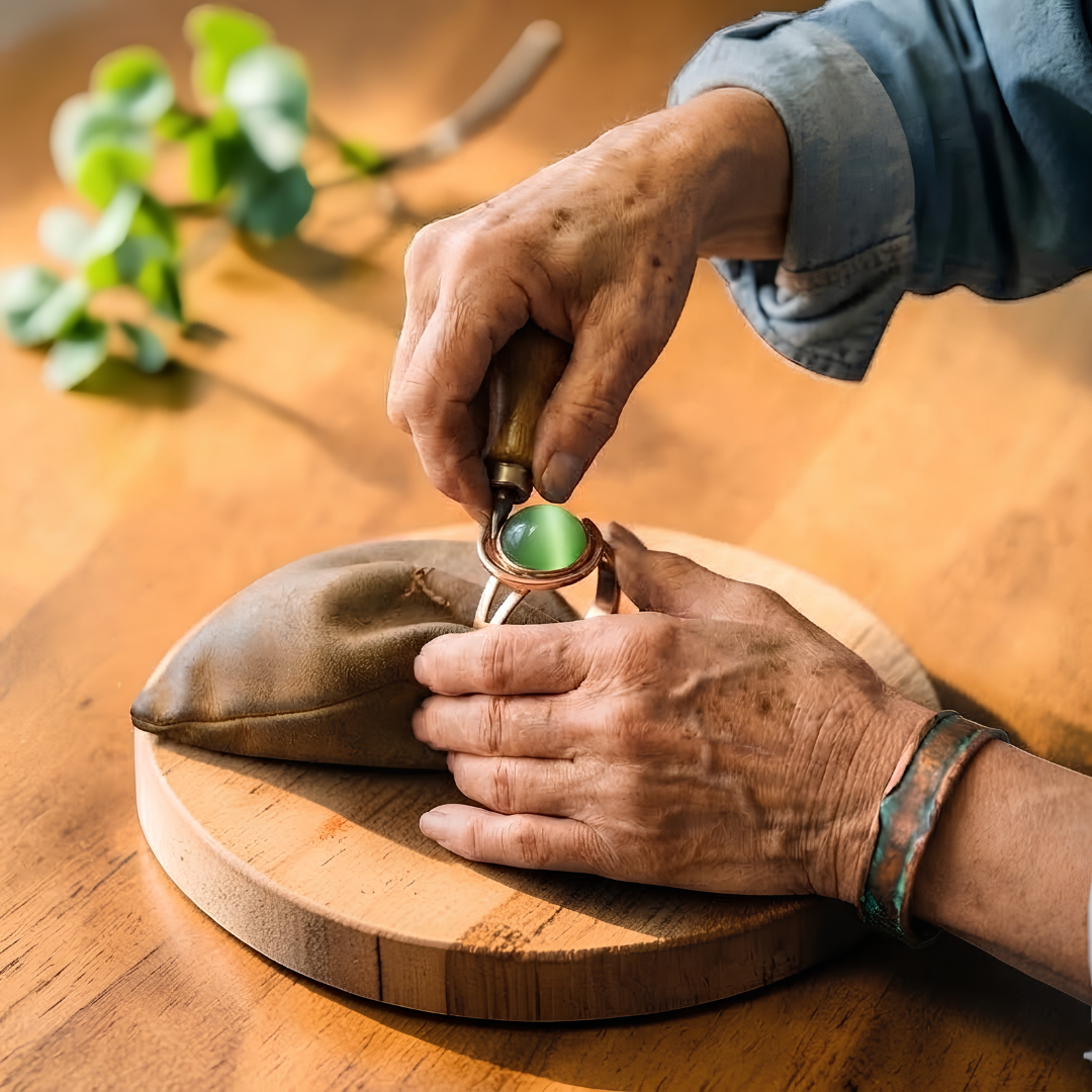 Bracelet en cuivre vert – Aveloire Paris
