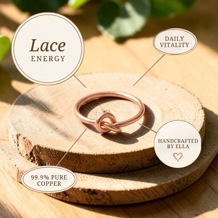 Bague en cuivre dentelle – Aveloire Paris