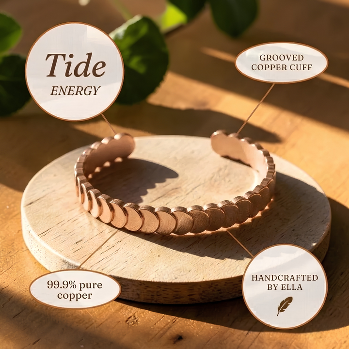 Bracelet en cuivre de la marée – Aveloire Paris