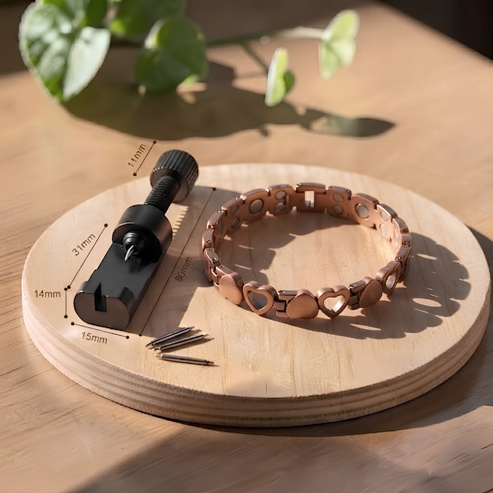 Bracelet de cheville en cuivre Amor – Aveloire Paris