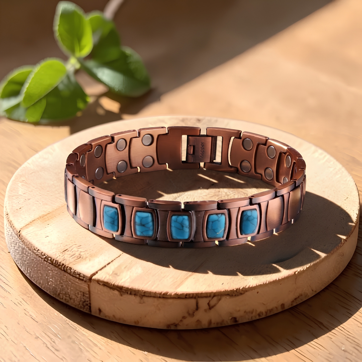 Bracelet en cuivre Lantana, grand modèle