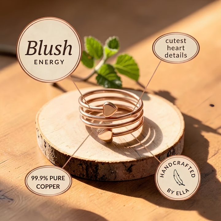 Bague en Cuivre Rose – Aveloire Paris