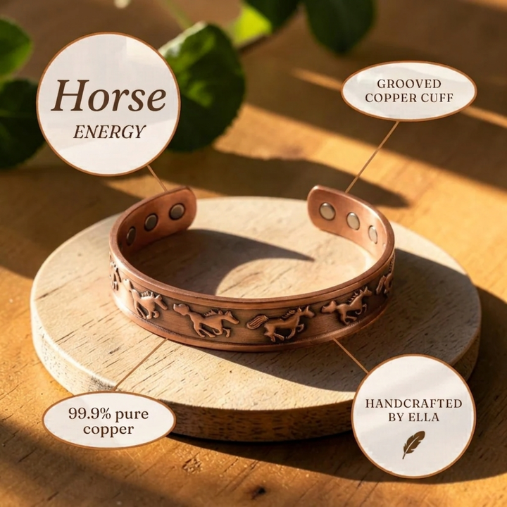 Bracelet en cuivre pour cheval – Aveloire Paris