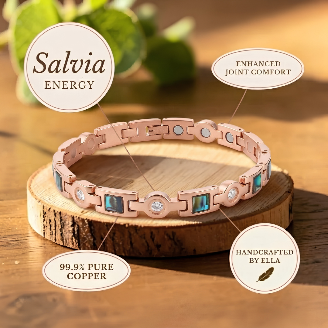 Bracelet en Cuivre Big Salvia – Aveloire Paris