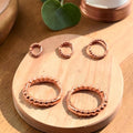 Boucles d'oreilles en cuivre petites – Aveloire Paris