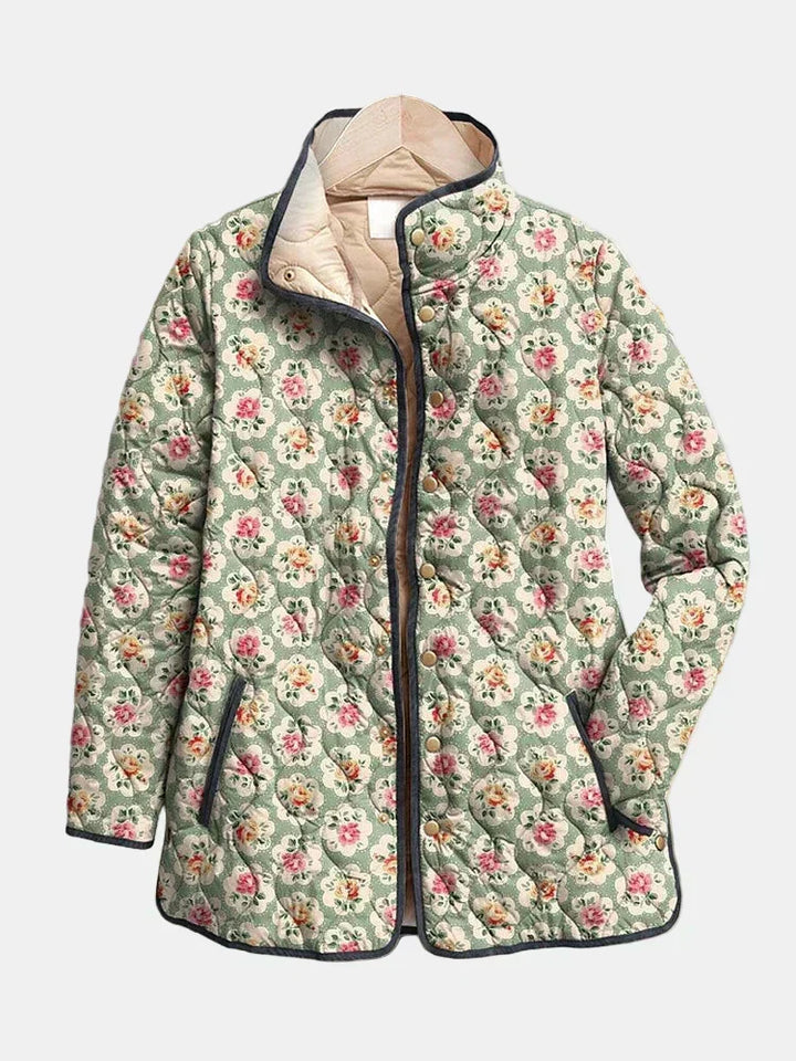 AVELOIRE | Veste matelassée tapisserie fleurie Amélie