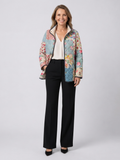AVELOIRE | Veste matelassée patchwork fleurie Chloé