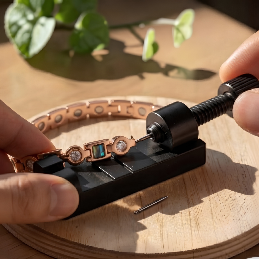 Bracelet en Cuivre Big Salvia – Aveloire Paris
