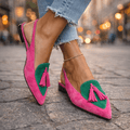Eliza | Sandales à talons avec pompons
