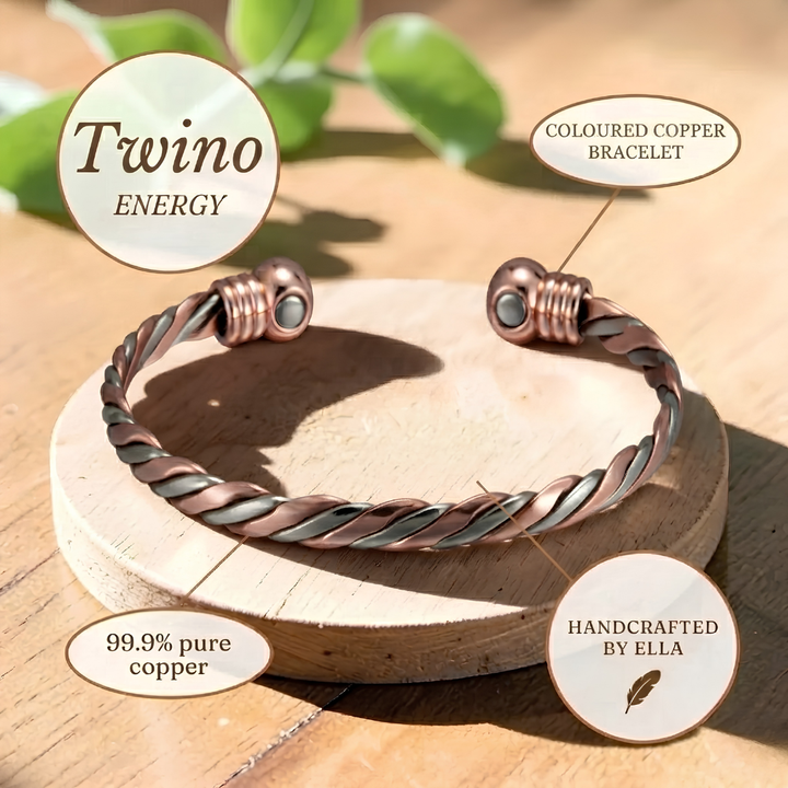 Bracelet en cuivre Twino – Aveloire Paris
