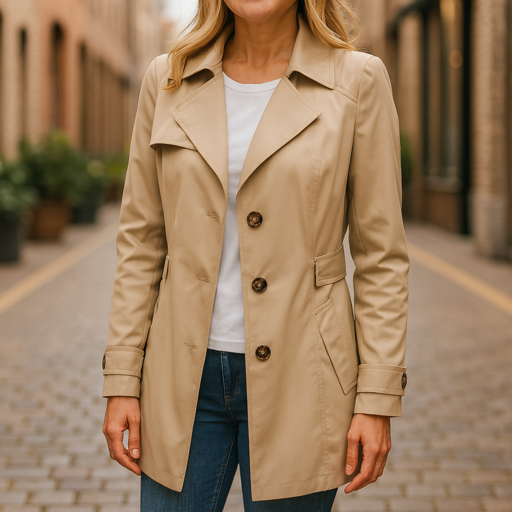 Jamie – Elegant trenchcoat til efteråret
