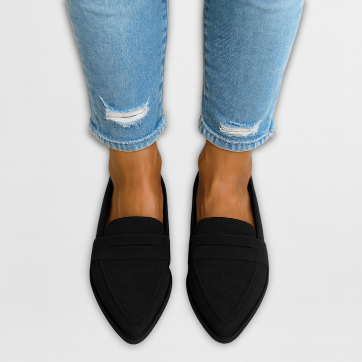 Margot - Chaussons en daim confortables