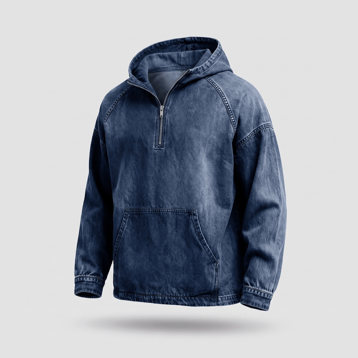 DONACCI Anorak en Denim Lavé