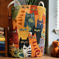 Minerva™ | Panier à linge matelassé Purrfect Posse