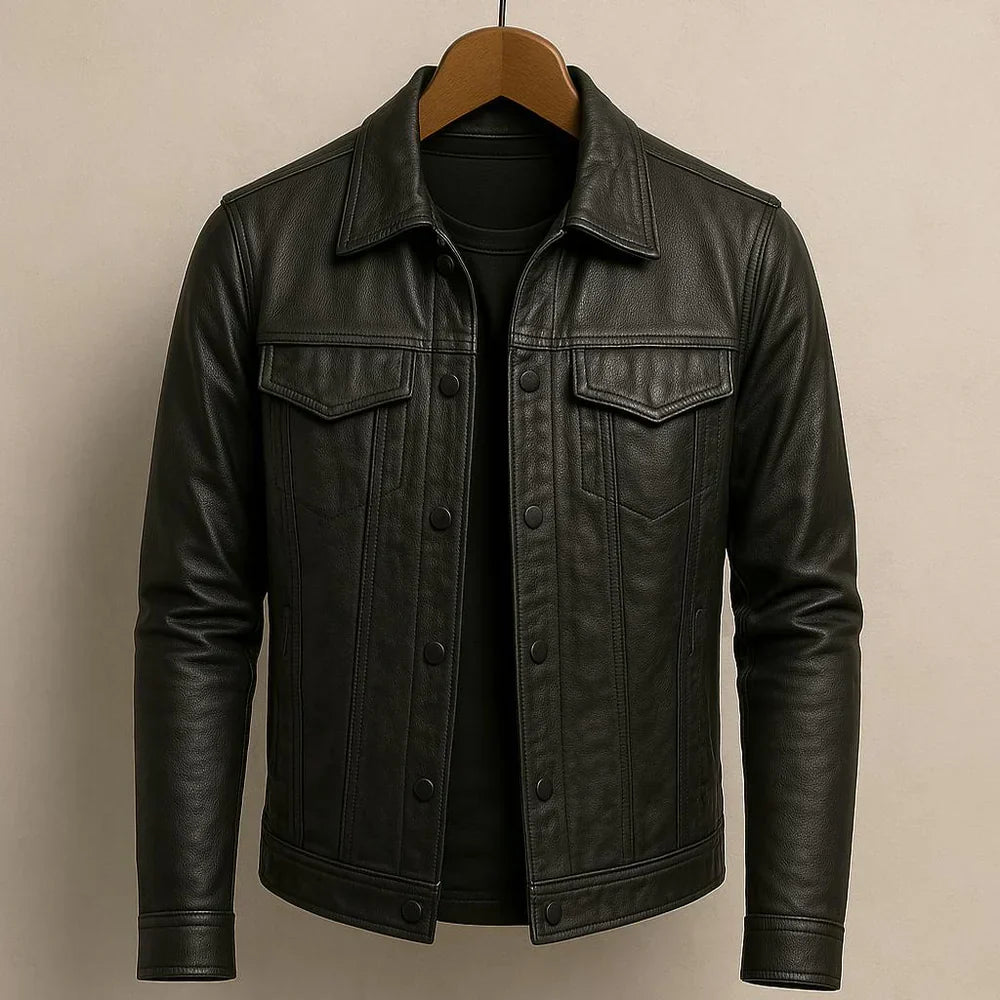Herre Biker Stil Jakke