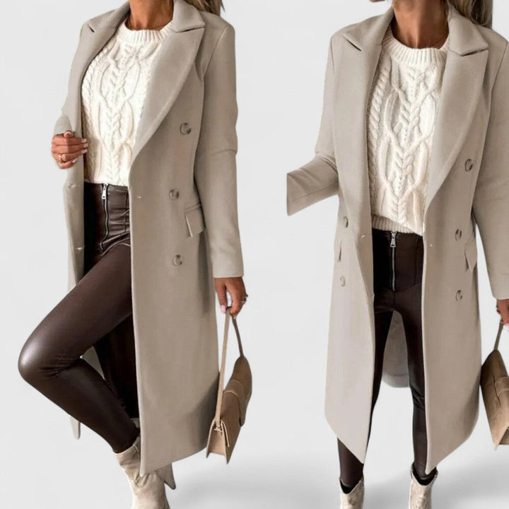 Hazel – Elegant lang frakke