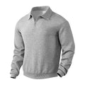 Pull en maille pour hommes avec col polo, motif texturé et fermeture éclair | Aveloire Paris