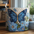 Merryn™ | Panier à linge matelassé Serene Flutter