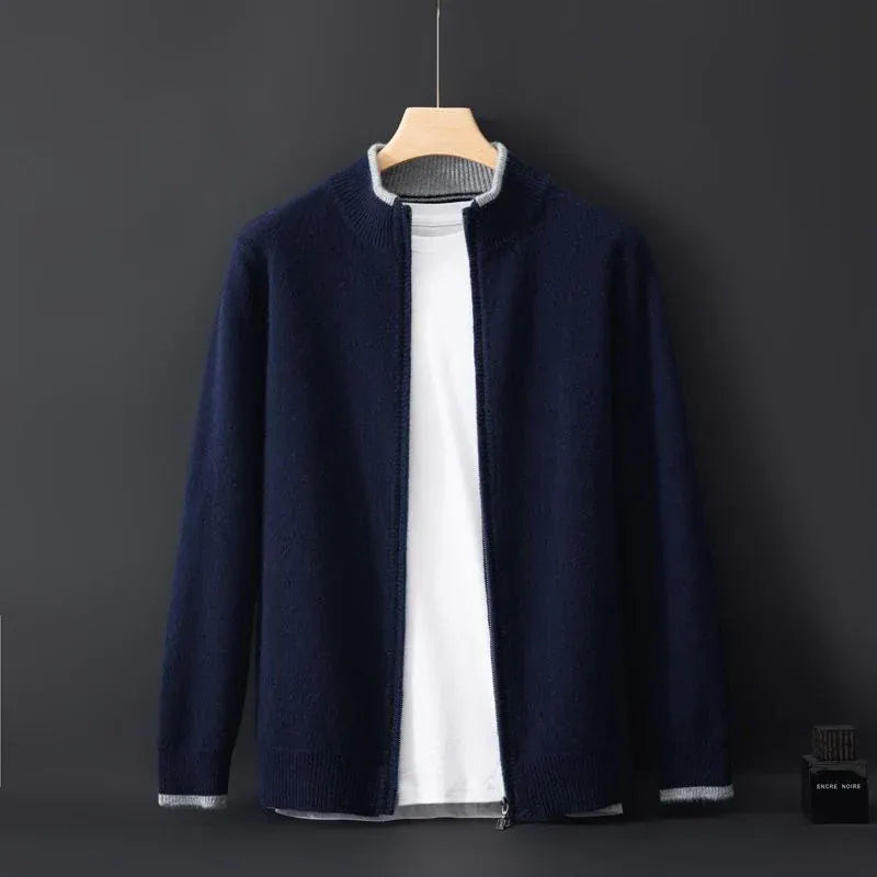 Veste zippée en cachemire DONACCI