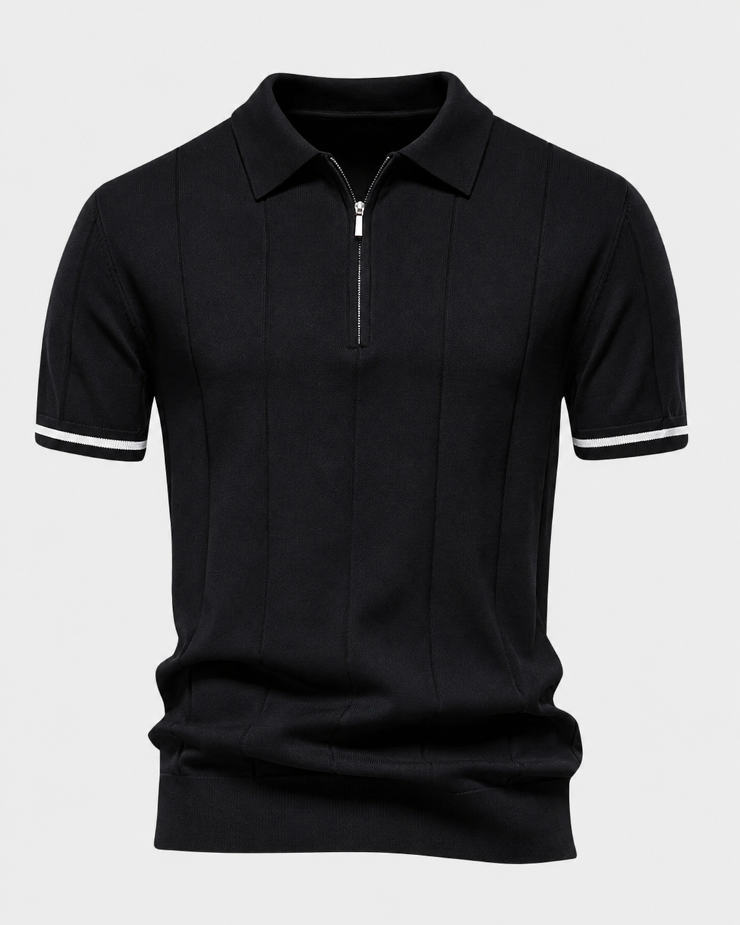 Clark | Polo en maille zippé