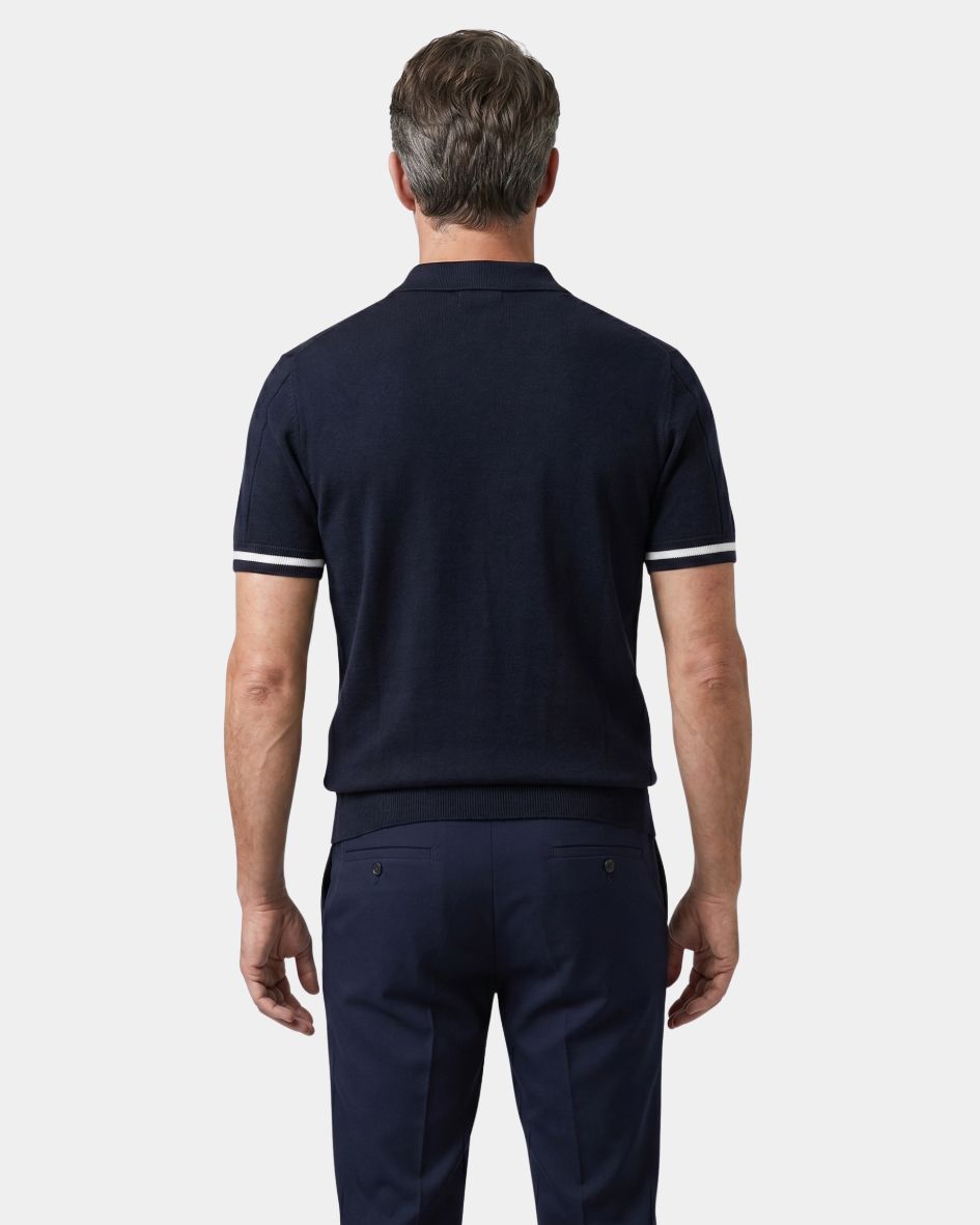Clark | Polo en maille zippé