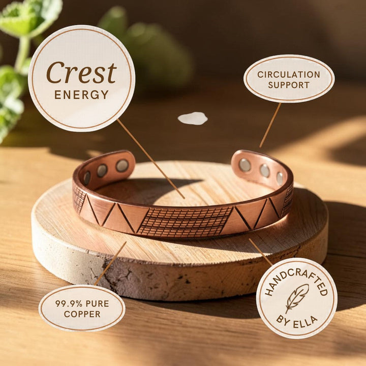 Bracelet en cuivre Crest – Aveloire Paris