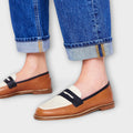 Amelie - Mocassin marron classique