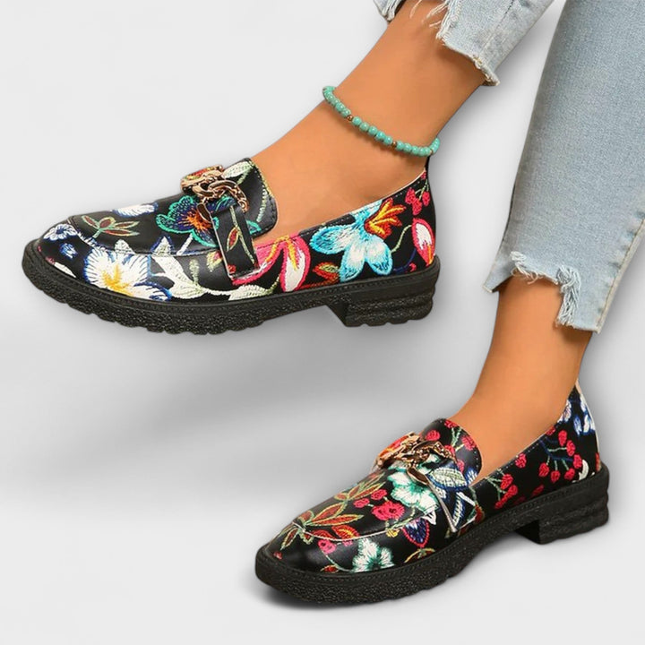 Camille - Pantoufles Multicolores Audacieuses