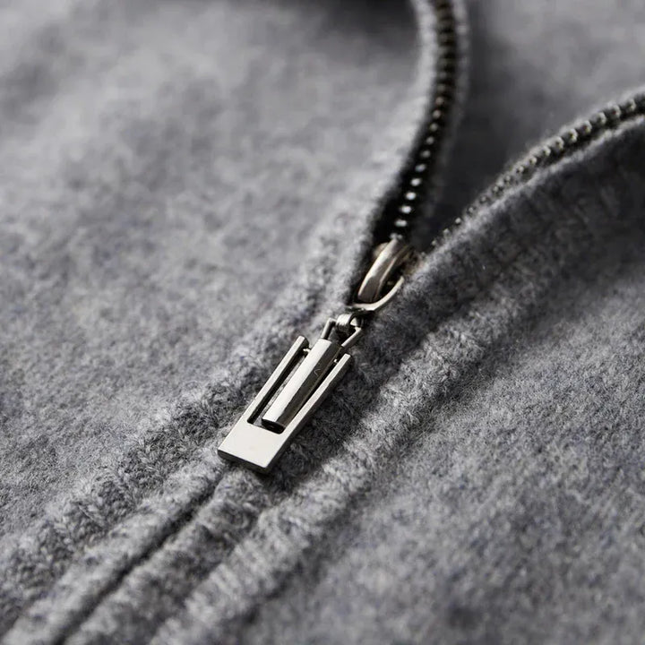 Veste zippée en cachemire DONACCI