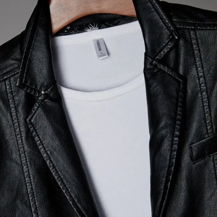 Blazer en cuir DONACCI