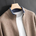 Veste zippée en cachemire DONACCI