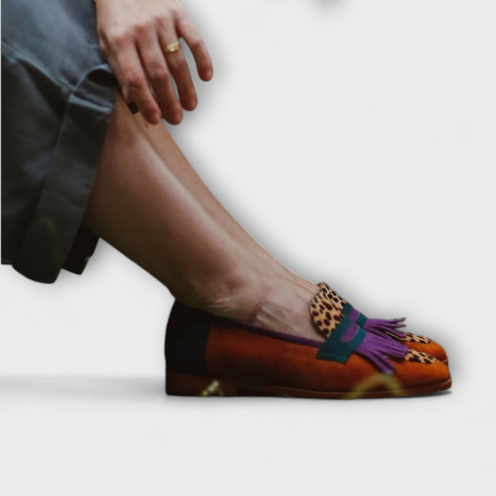 Romy - Mocassins bruns polis