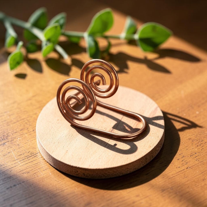 Bracelet en cuivre à spirale – Aveloire Paris