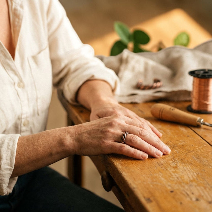 Bague en cuivre avec épine – Aveloire Paris
