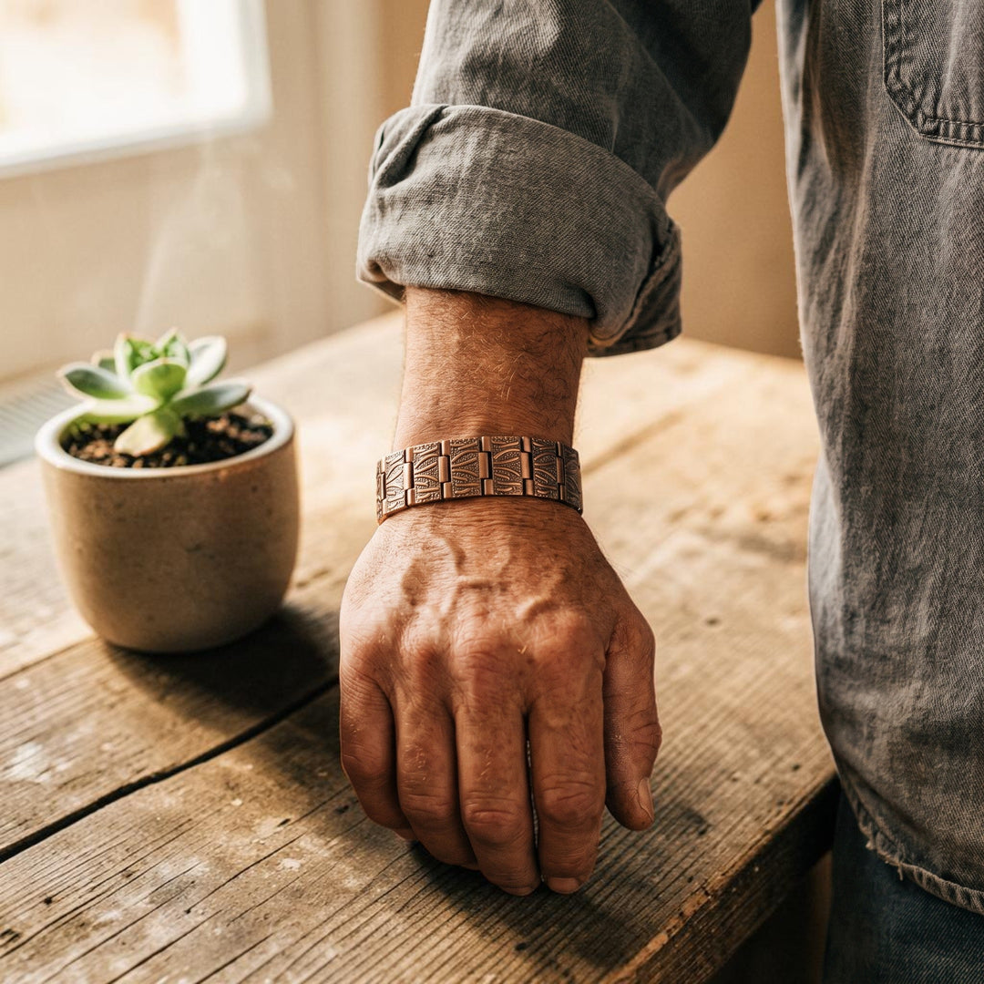 Bracelet en cuivre pour hommes – Aveloire Paris