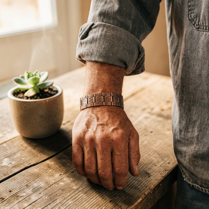Bracelet en cuivre pour hommes – Aveloire Paris