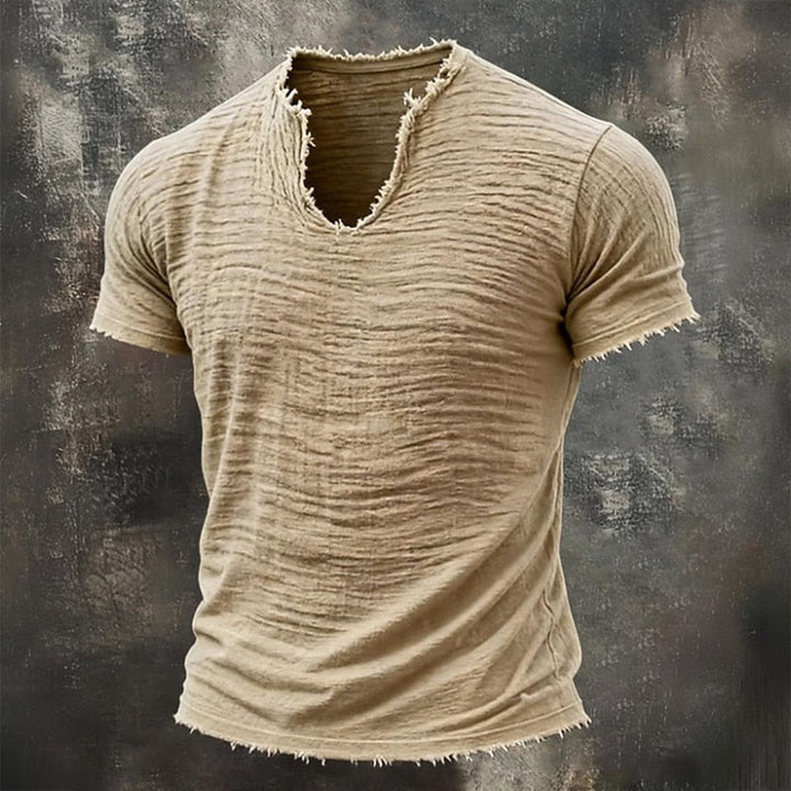 Mason | T-shirt vintage à col V