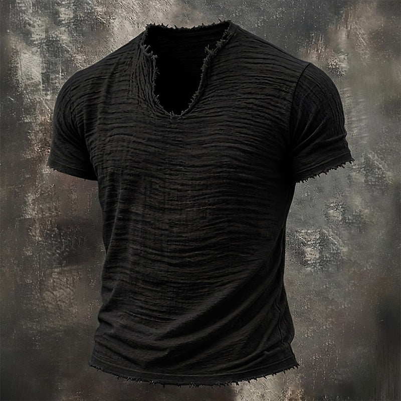 Mason | T-shirt vintage à col V