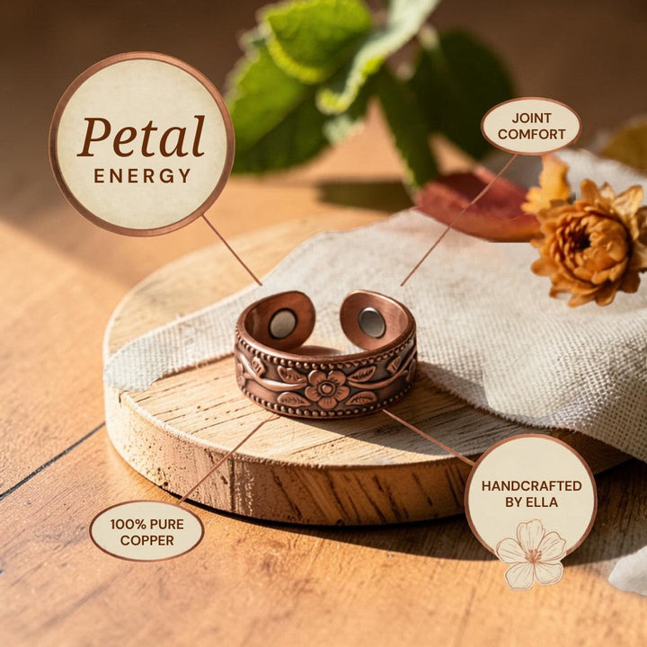 Bague en cuivre Pétale – Aveloire Paris