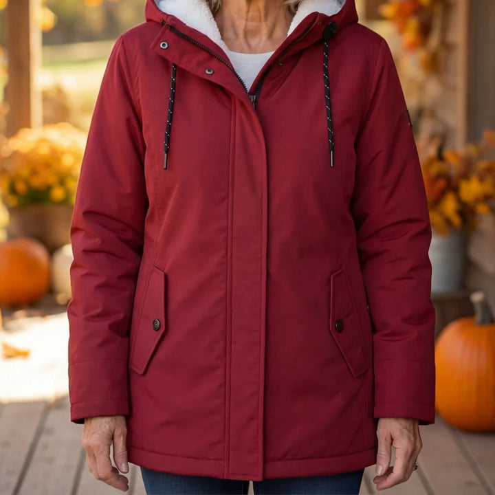 Maeve – Fleeceforet parka med hætte