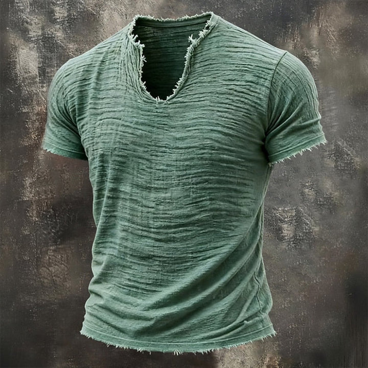 Mason | T-shirt vintage à col V
