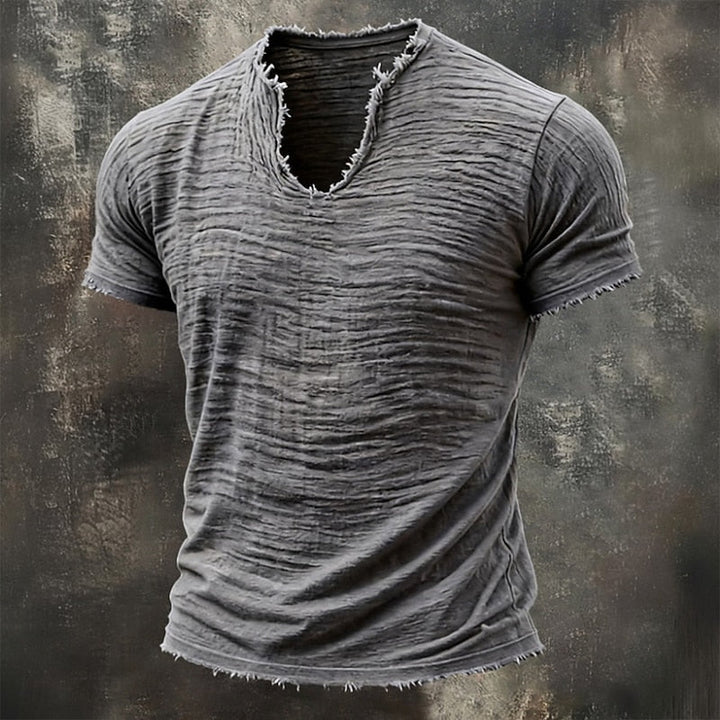 Mason | T-shirt vintage à col V